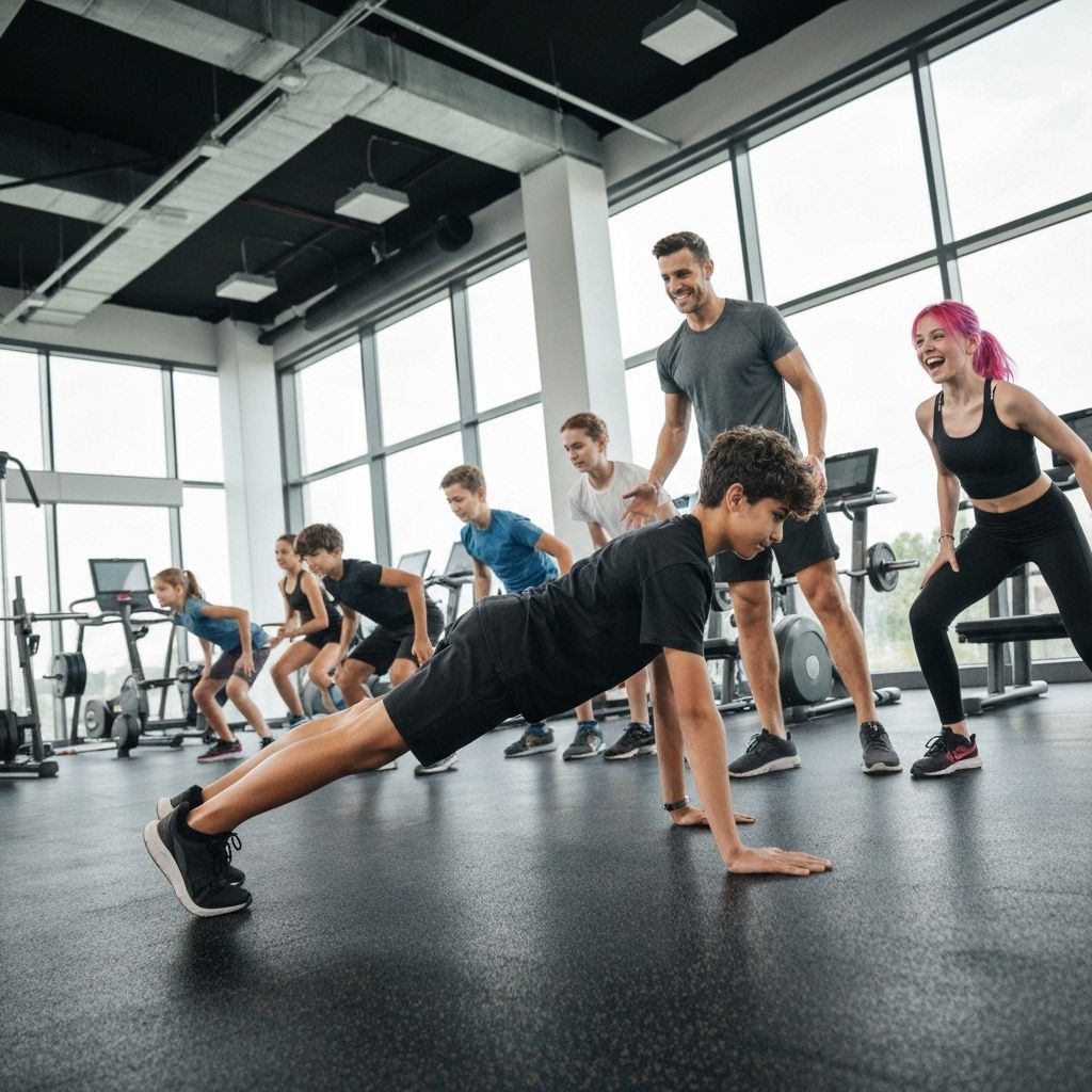 Fit Champions program - teens fitness training